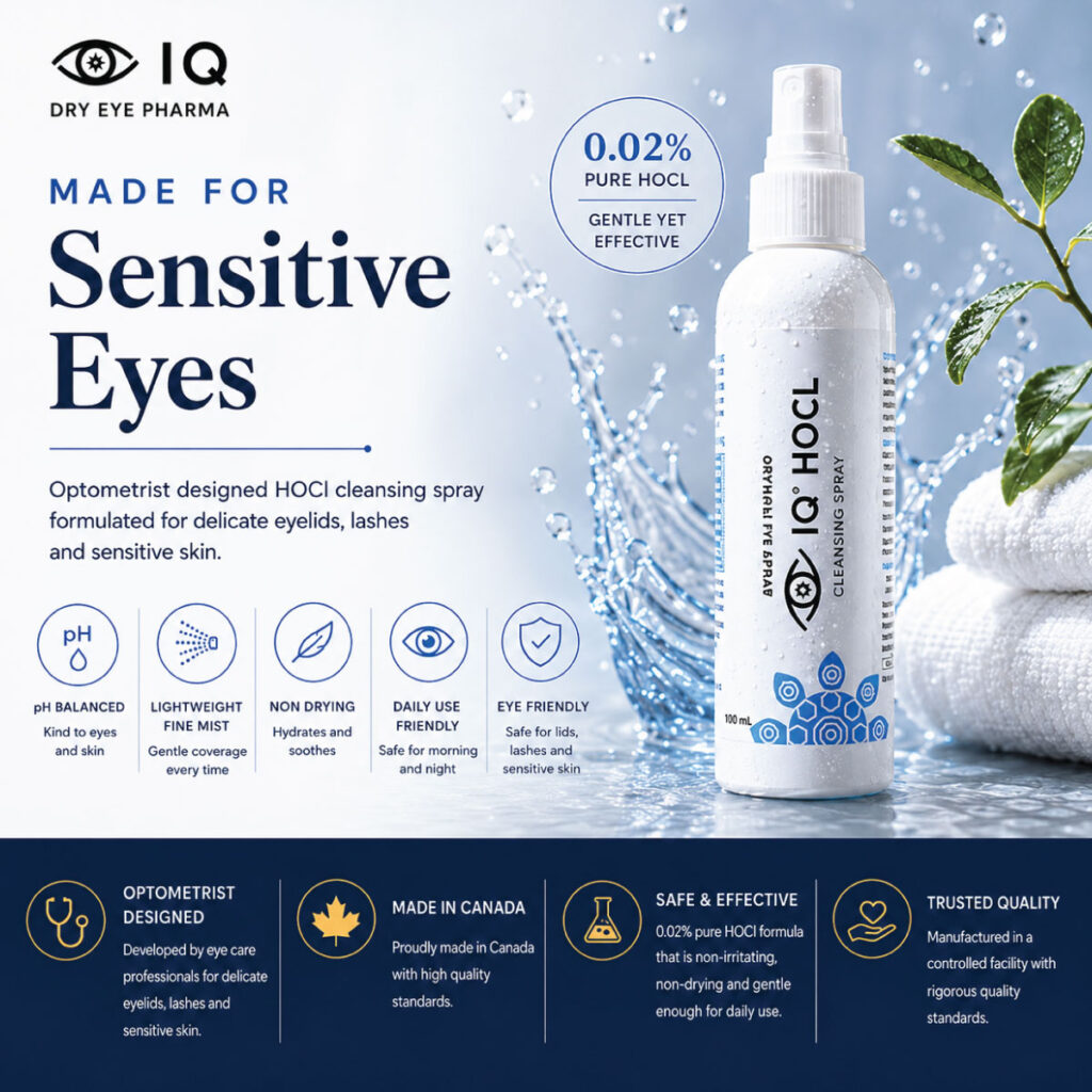 IQ® Pure Hypochlorous (HOCL) Cleansing Spray