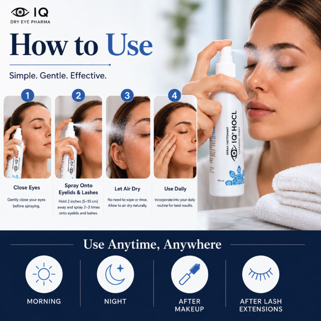 IQ® Pure Hypochlorous (HOCL) Cleansing Spray